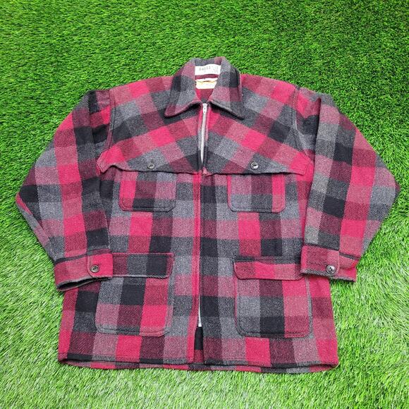 Vintage 50s Humphrey Regent Wool Hunting Jacket S/M 22x28 Made In Canada - Picture 1 of 11